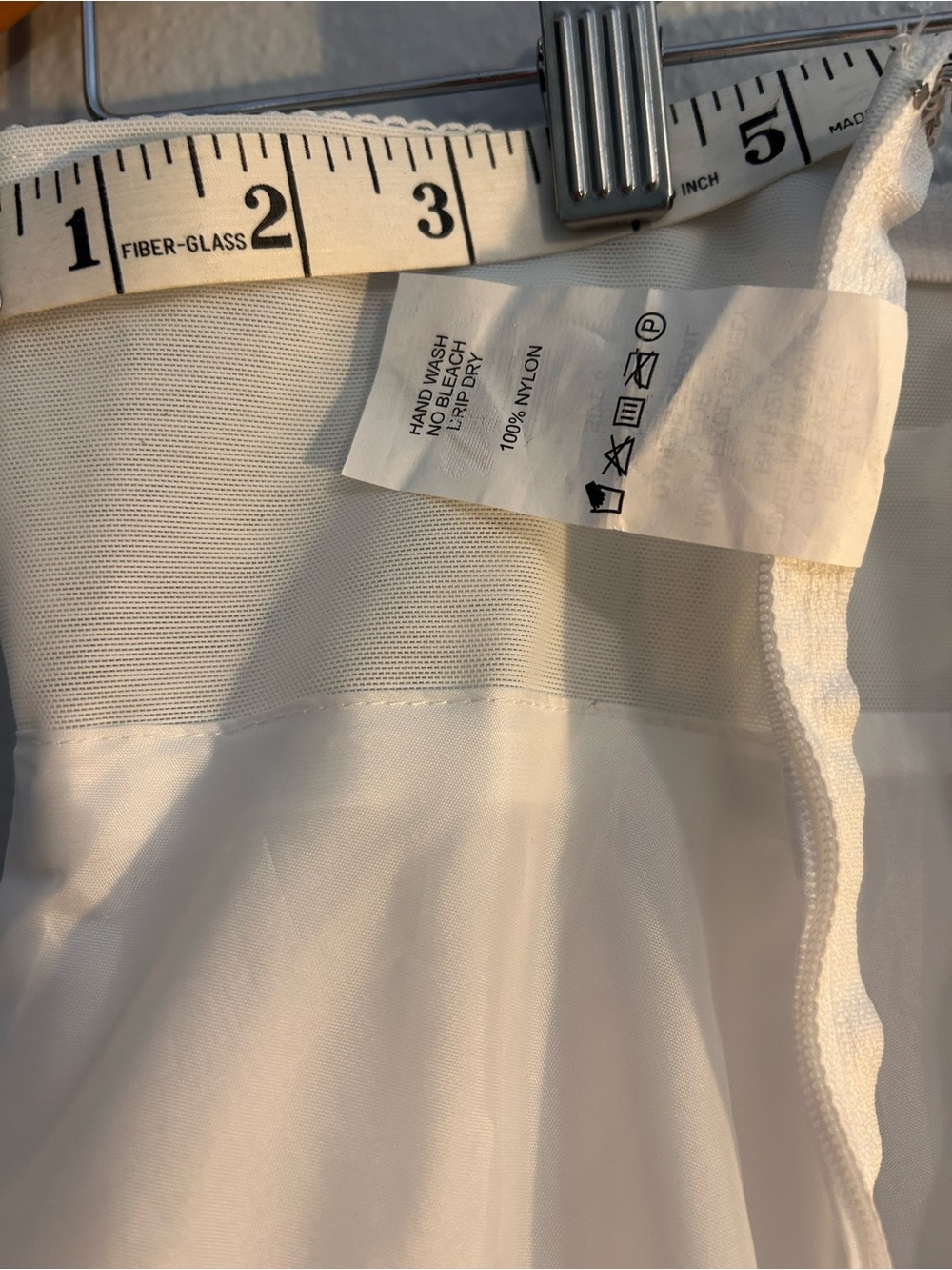 David’s Bridal White high wasted crinoline in Sz 6. - Picture 11 of 15